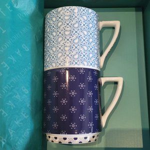 Ted Baker for Portmeirion NIB Stacking Mug Set